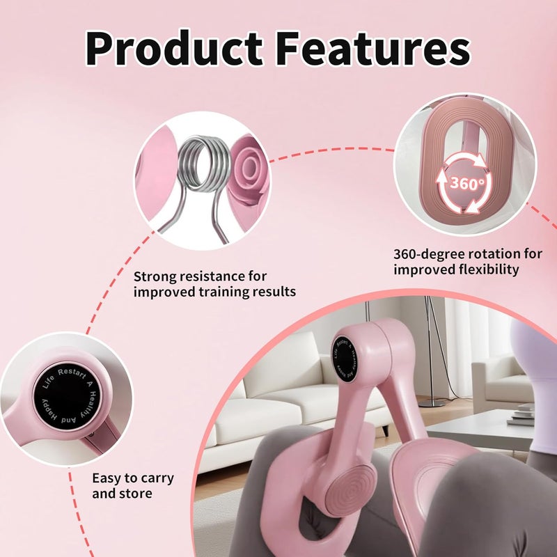 winying Thigh Master, Pelvic Floor Thigh Exercise Device for Women, Inner Thigh Master Trainer Thigh Strengthening Exerciser Home/Office Workouts - Image 5